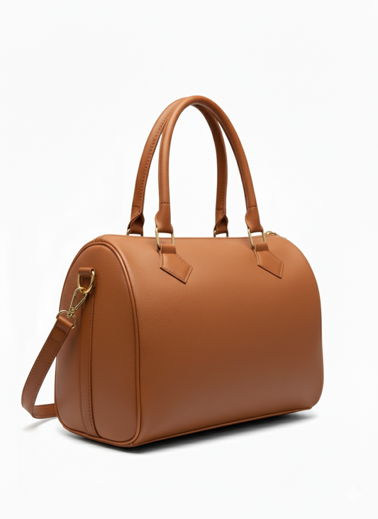 NOVIN HAND BAG (BROWN(