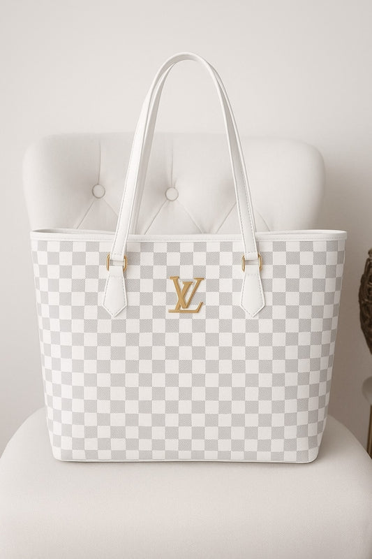 Lv Tote bag (white)