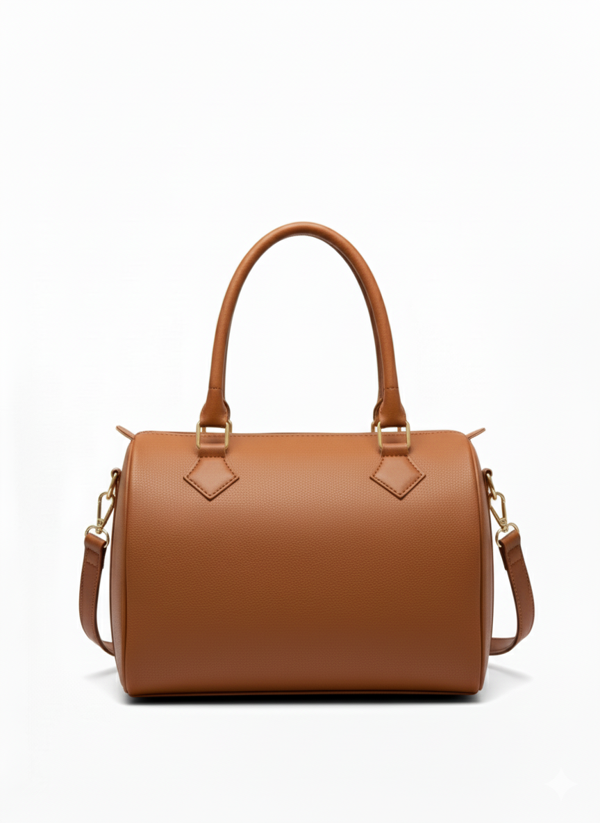 NOVIN HAND BAG (BROWN(