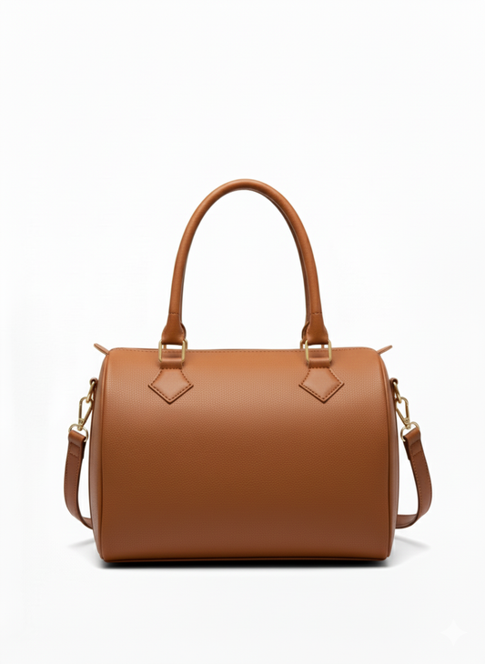 NOVIN HAND BAG (BROWN(