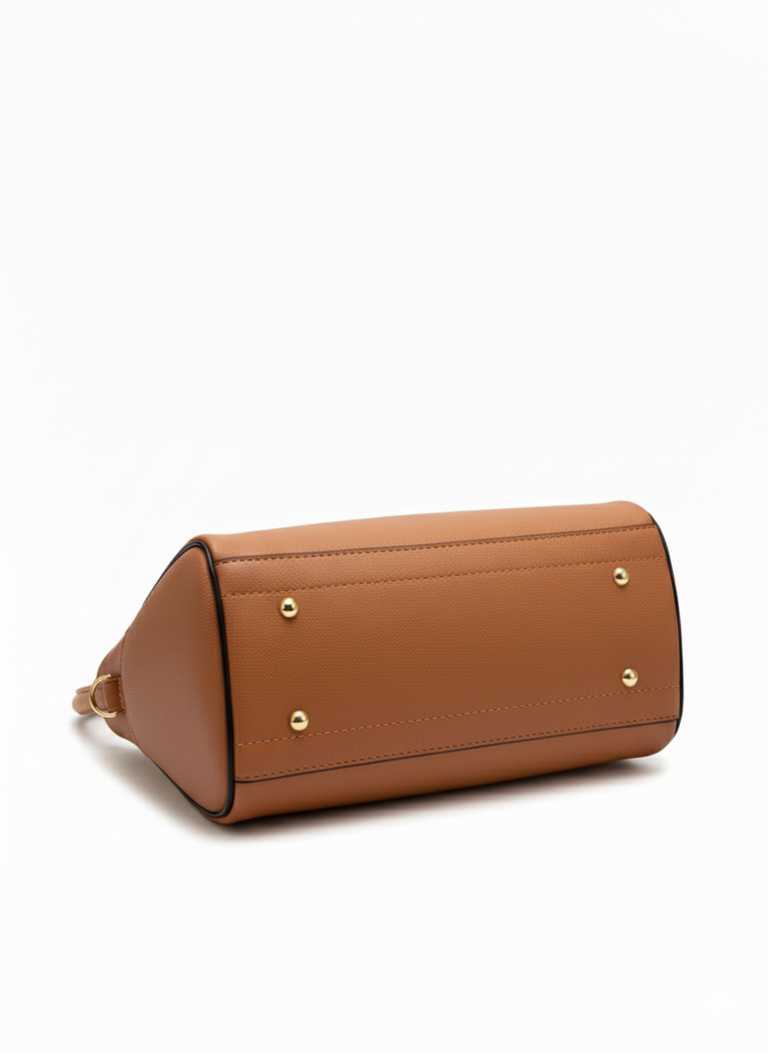 NOVIN HAND BAG (BROWN(