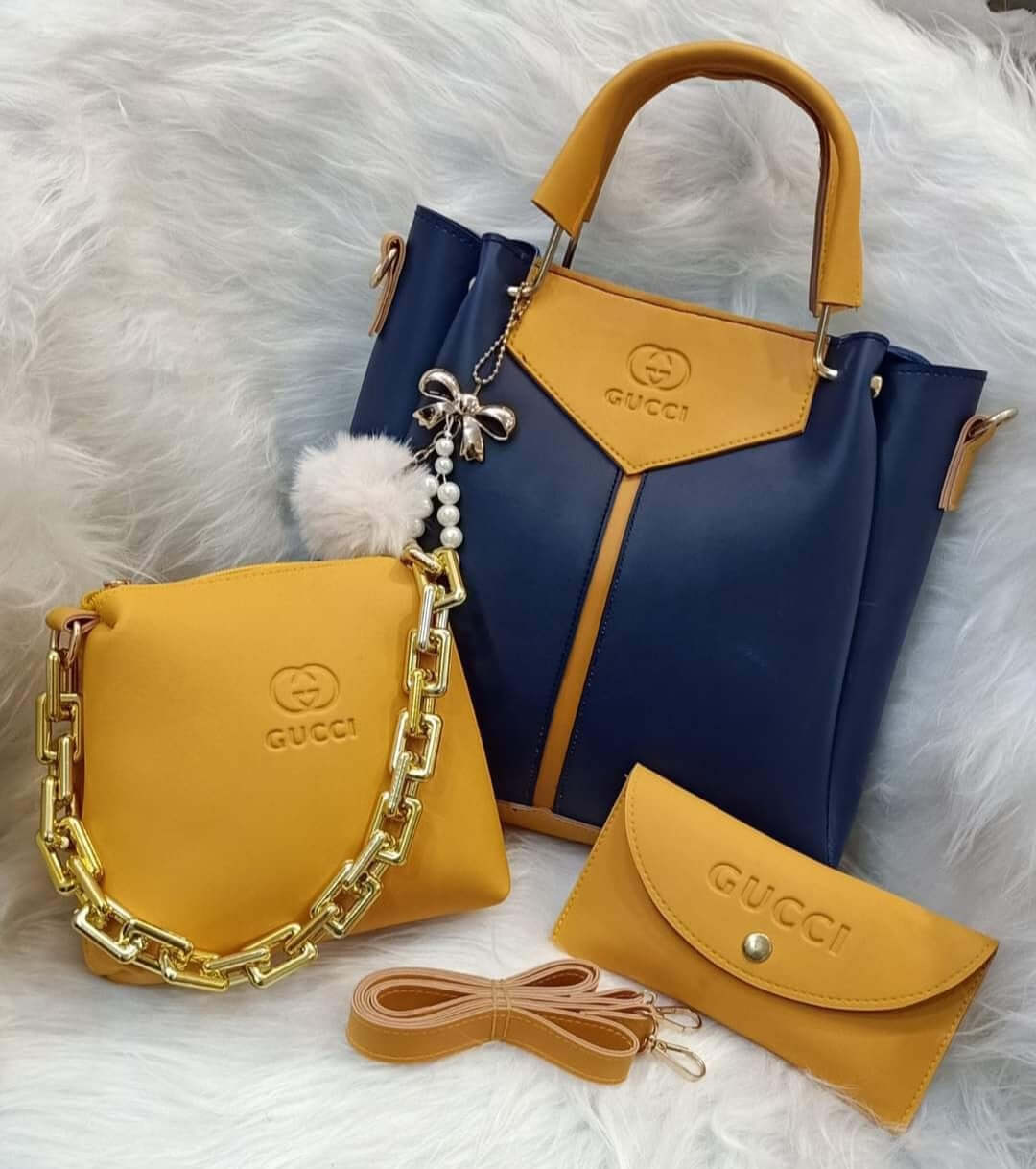 VILLY 3 PCS BLUE & YELLOW