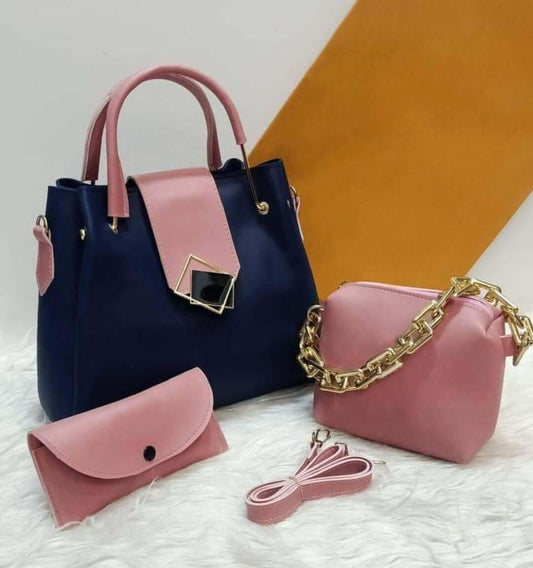 TRIO 3 PCS BLUE & PINK