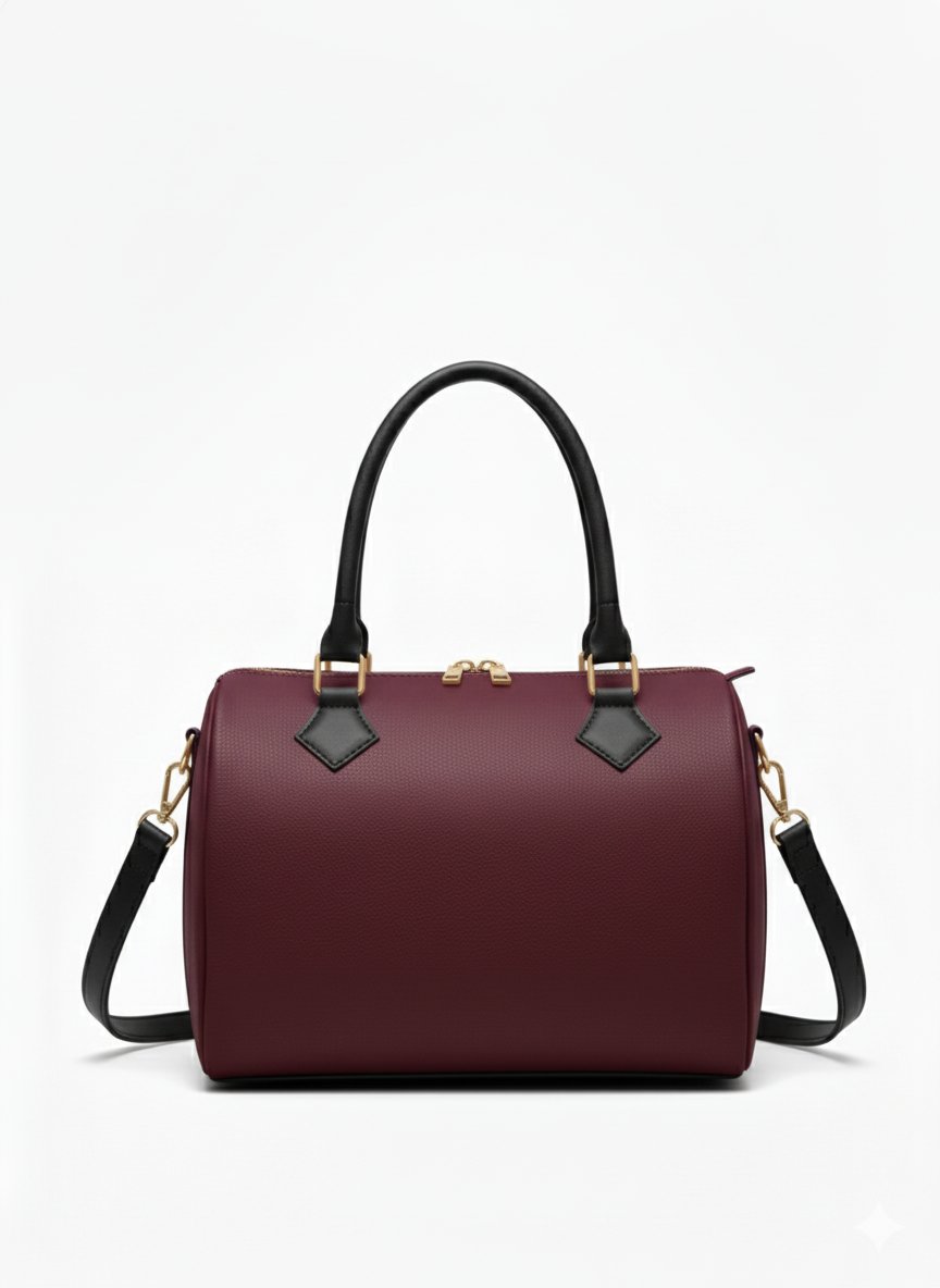 NOVIN HAND BAG ( MAHROON )