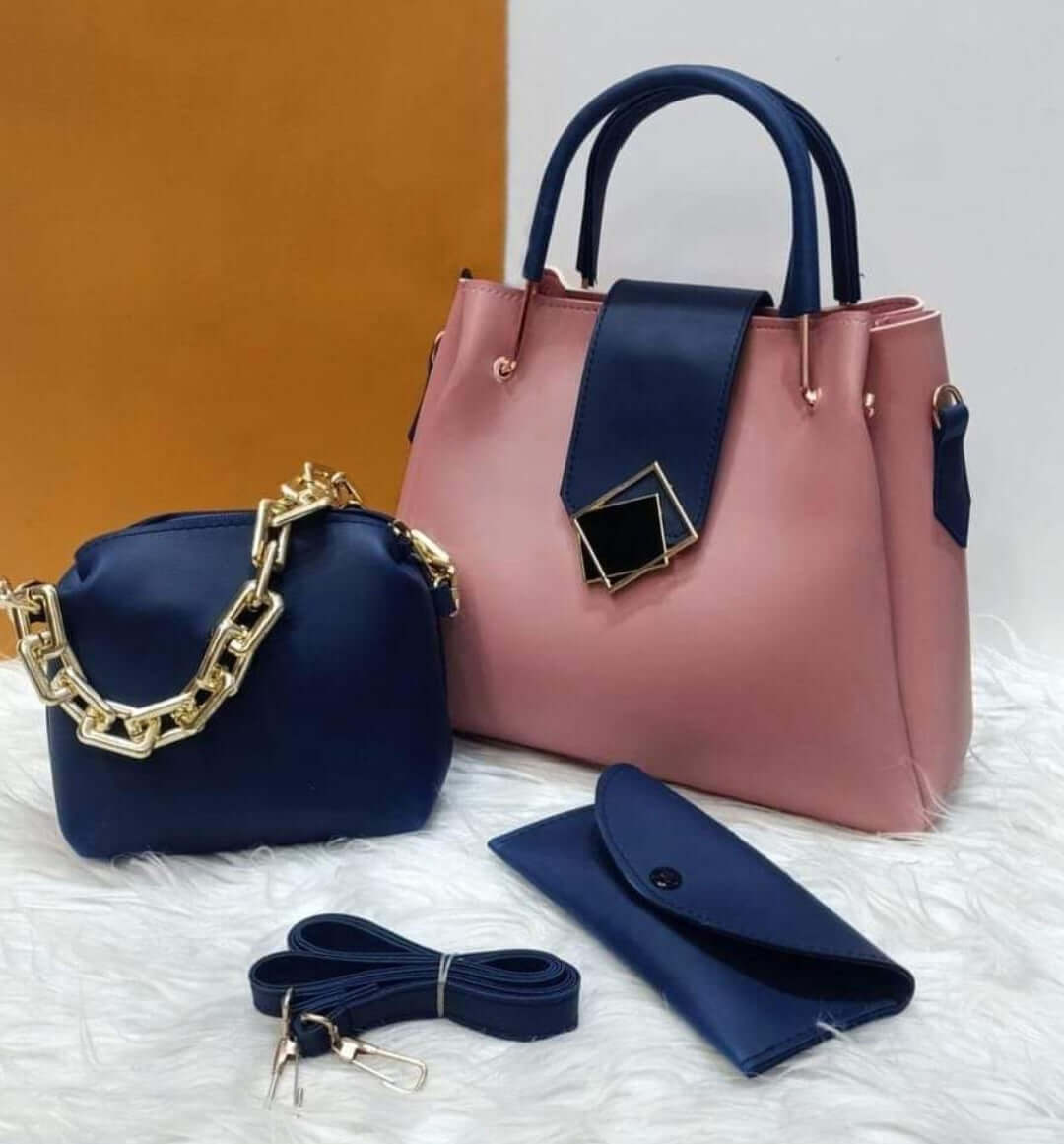 TRIO 3 PCS PINK & BLUE