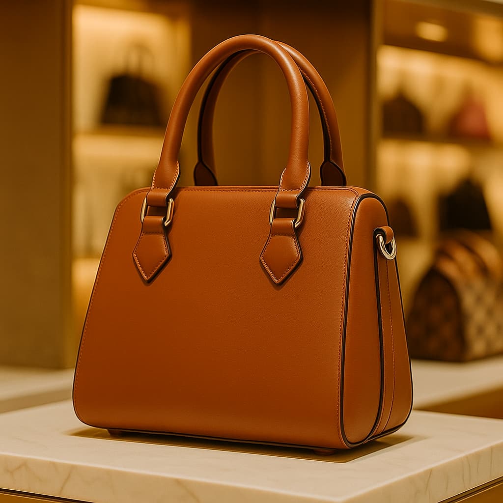 Novin Hand Bag (Brown)