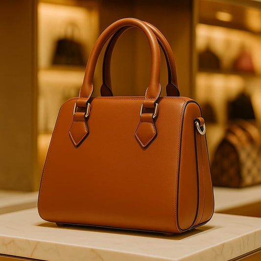 Novin Hand Bag (Brown)