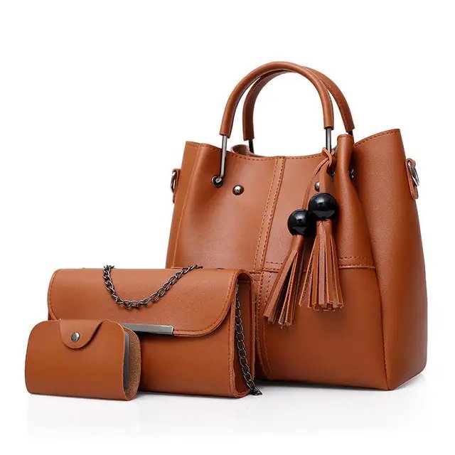 CLASSIC 3 PCS BROWN - carryo.pk